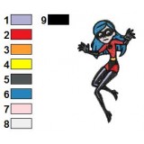 Violet The Incredibles Embroidery Design 02